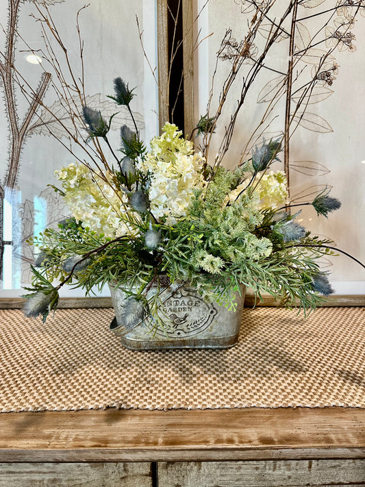 “Thistle While You Work” Flower Arrangement
