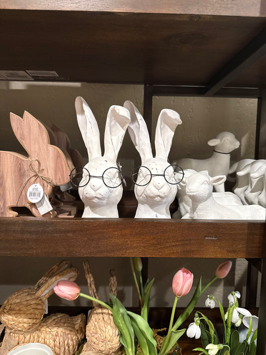 10.75" Rabbit with Glasses
