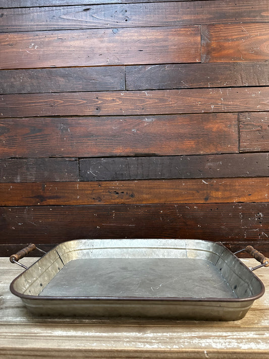 Galvanized Metal Tray