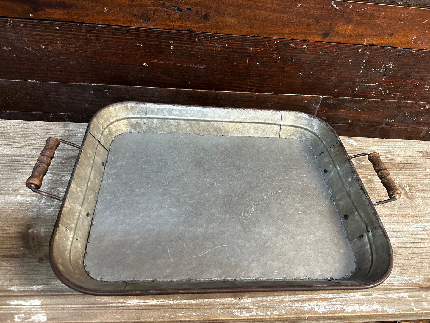 Galvanized Metal Tray
