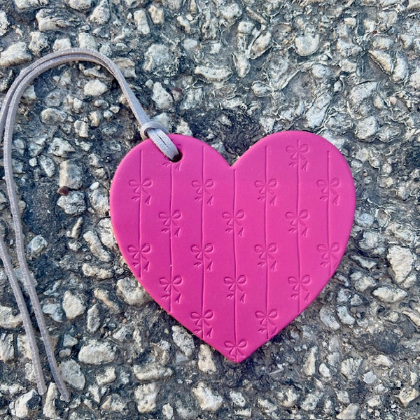 Heart Bow Patterned Air Flair