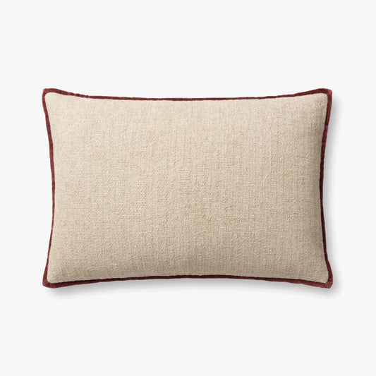 Aveline Ivory/Wine Down Pillow