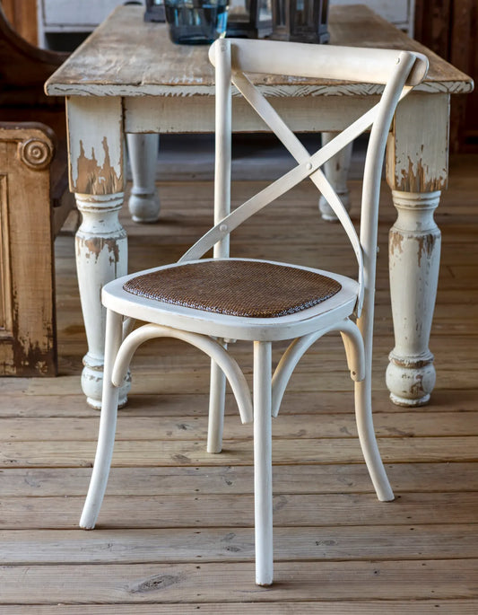 Painted Cross Back Chair