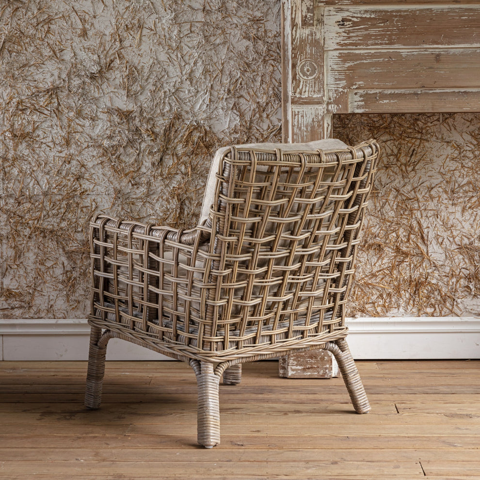 Trellis Rattan Armchair – Hopper-Reed Designs