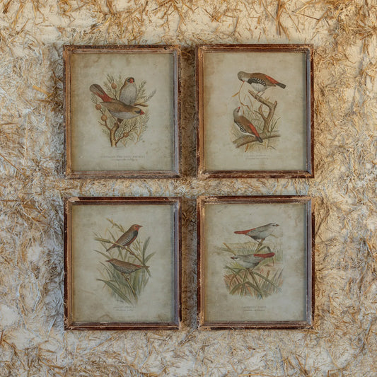 Birds in the Field Print S/4