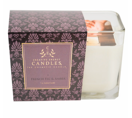 French Fig & Amber Soy Lotion Candle