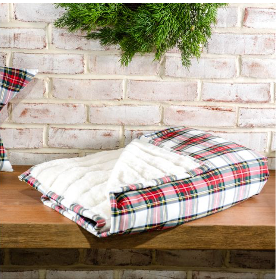 67 X 55 TARTAN PLAID THROW