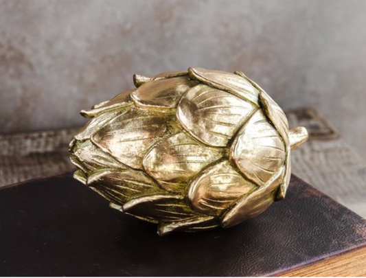 6.5"L GOLD ARTICHOKE DECOR