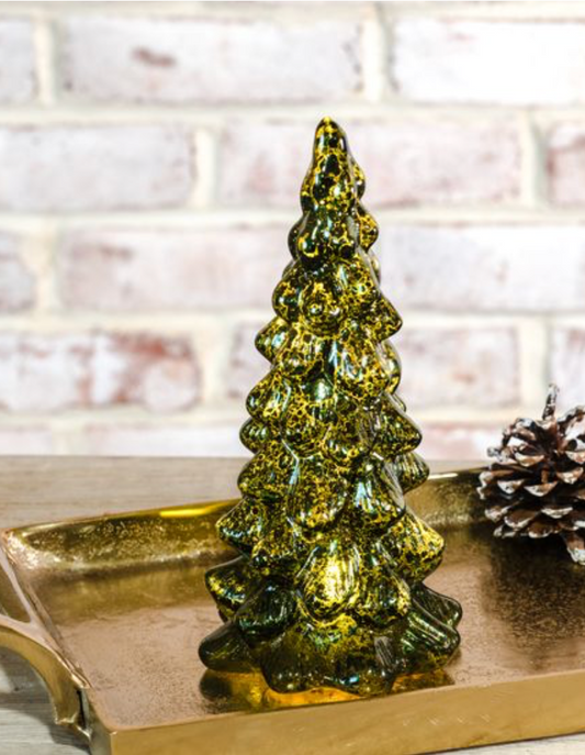 8"H LED EVERGREEN TREE