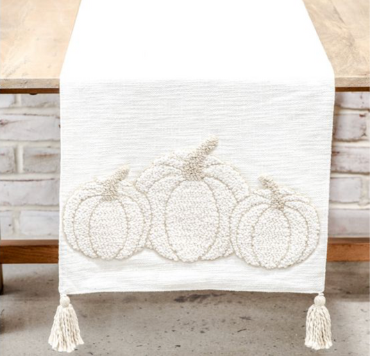 72" EMBROIDERED PUMPKIN TABLE RUNNER