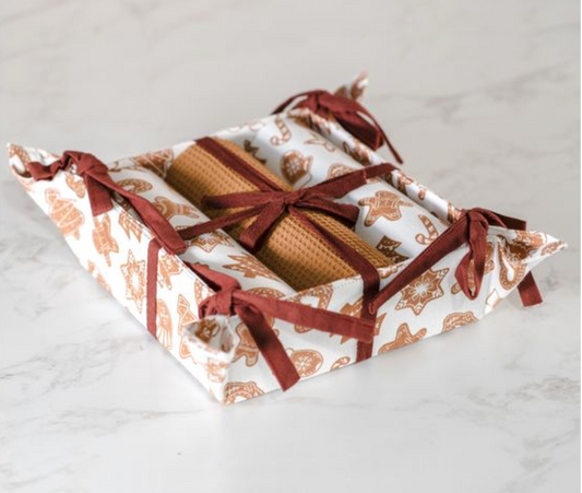 3 PC GINGERBREAD COOKIE TOWEL GIFT SET