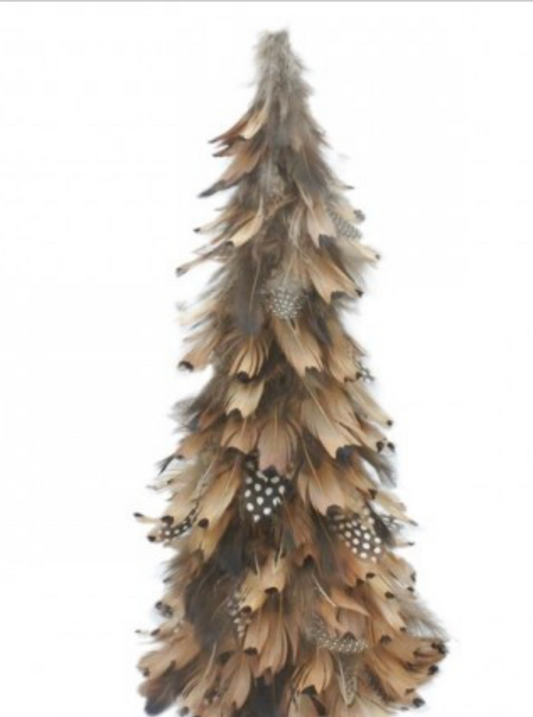 16.5" NATURAL FEATHER TREE 