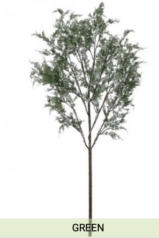 63" ICED CEDAR TREE BRANCH 