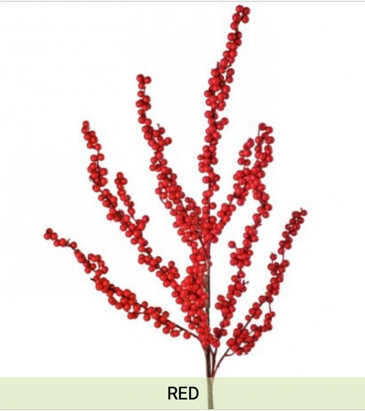 28" WP BERRY CLUSTER BRANCH SPRAY 