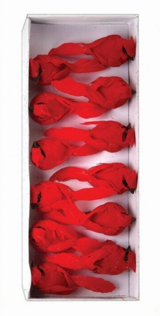 MINI CARDINAL Ornament 3.5", BOX OF 12