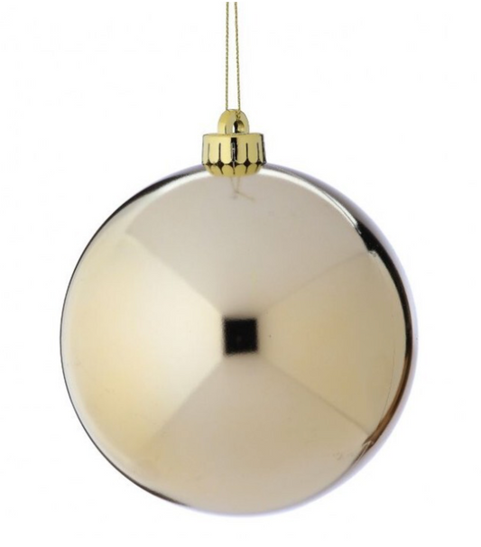 SHINY BALL 5.5" 2 pack, Champagne