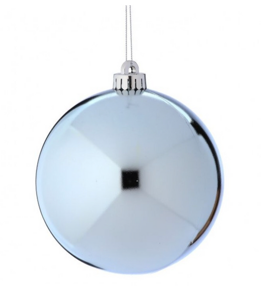 SHINY BALL 5.5" 2 pack, Aqua Blue