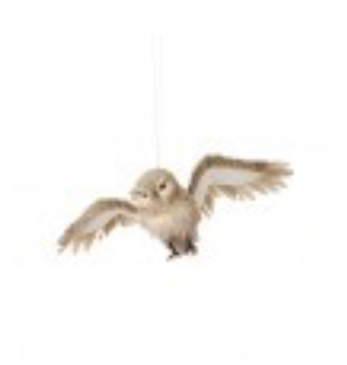 28" WINTER CHALET FLYING FEATHER OWL 