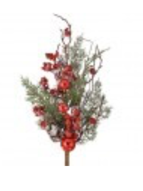 19" WINTERS SNOW BERRY SPRAY 