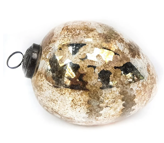 Notre Dame Glass 4" Egg Ornament