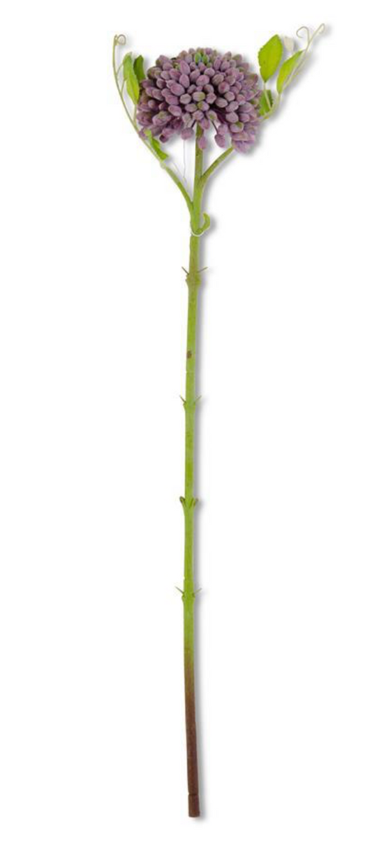 20" Purple Real Touch Sedum Stem