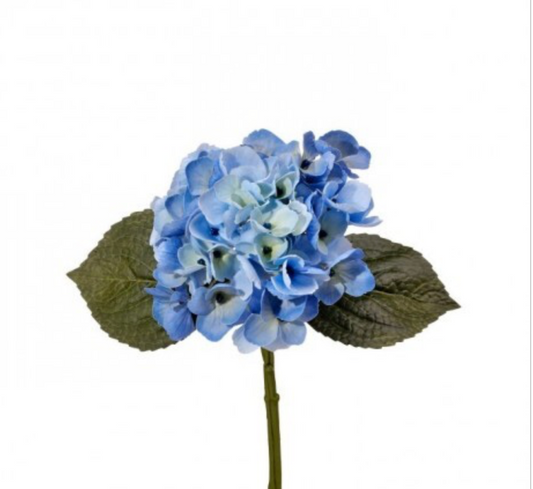 REAL TOUCH HYDRANGEA PICK 13.5" - Blue