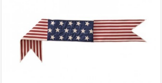 6"X44" STARS AND STRIPES BANNER