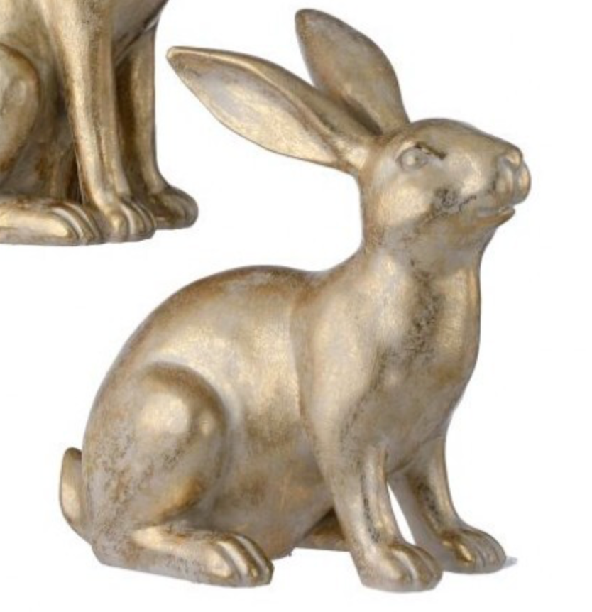 RESIN GOLDEN BUNNY