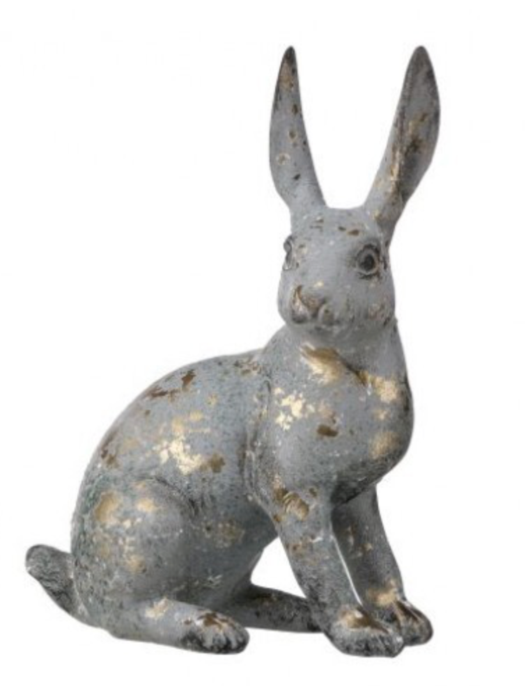 RESIN SIT/LAY RABBIT 11.5"