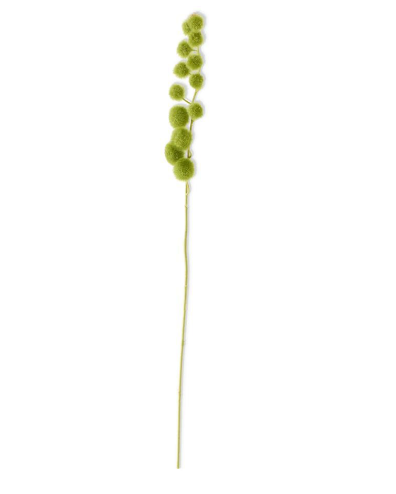32" Green Flocked Billy Ball Stem