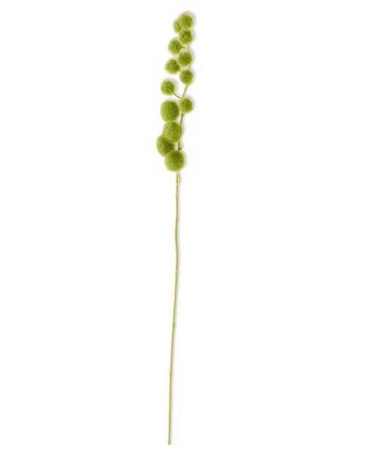 32" Green Flocked Billy Ball Stem