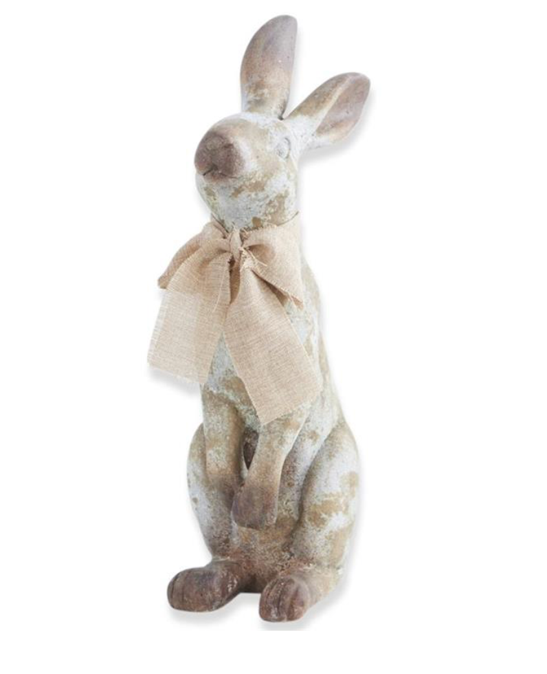 19.5" TAN RABBIT STANDING W/NOSE UP