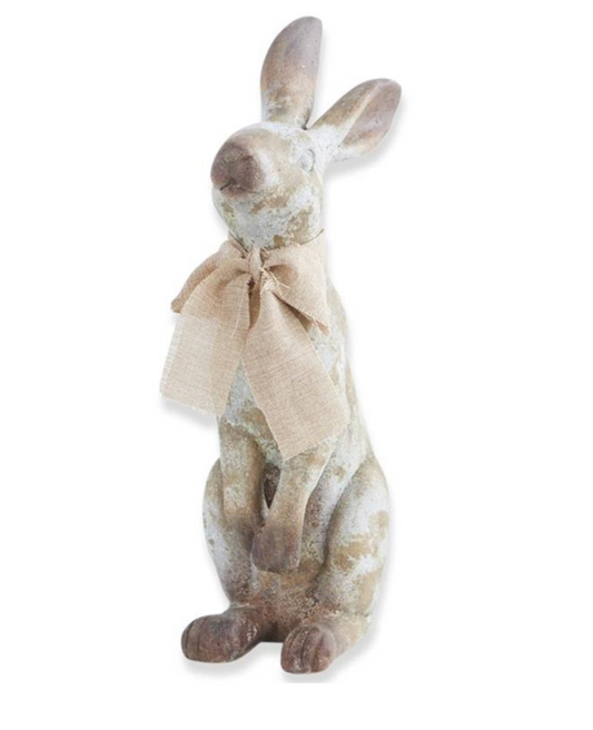 19.5" TAN RABBIT STANDING W/NOSE UP