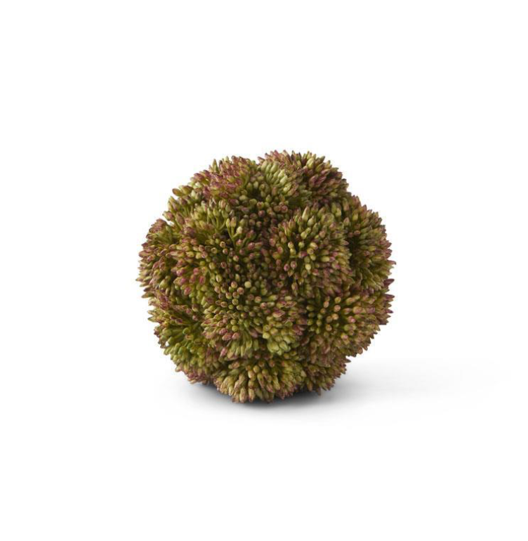 4" GREEN SEDUM BALL