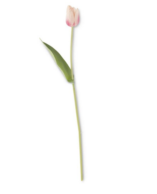 26.75" MAUVE SILK W/REAL TOUCH SINGLE TULIP STEM