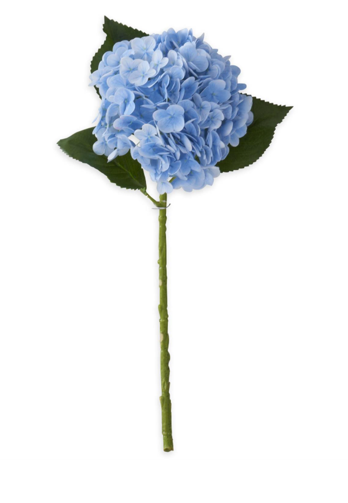 20" BLUE REAL TOUCH HYDRANGEA STEM