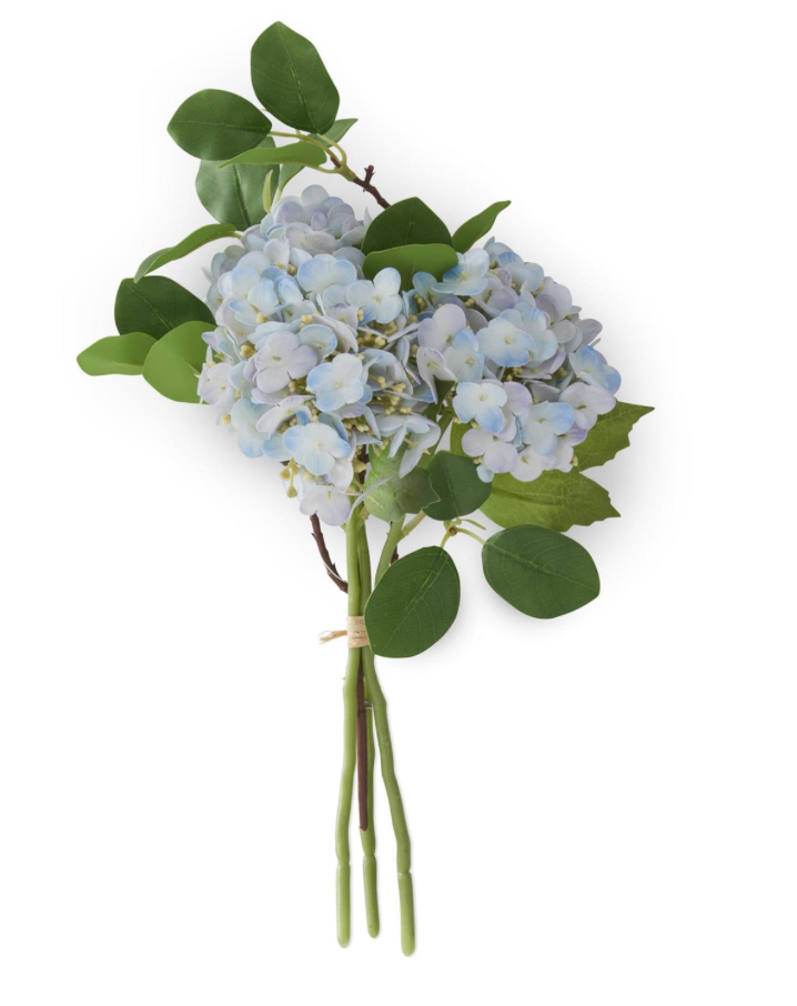 12" REAL TOUCH HYDRANGEA BUNDLE