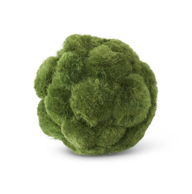 GREEN SISAL MOSS BALL