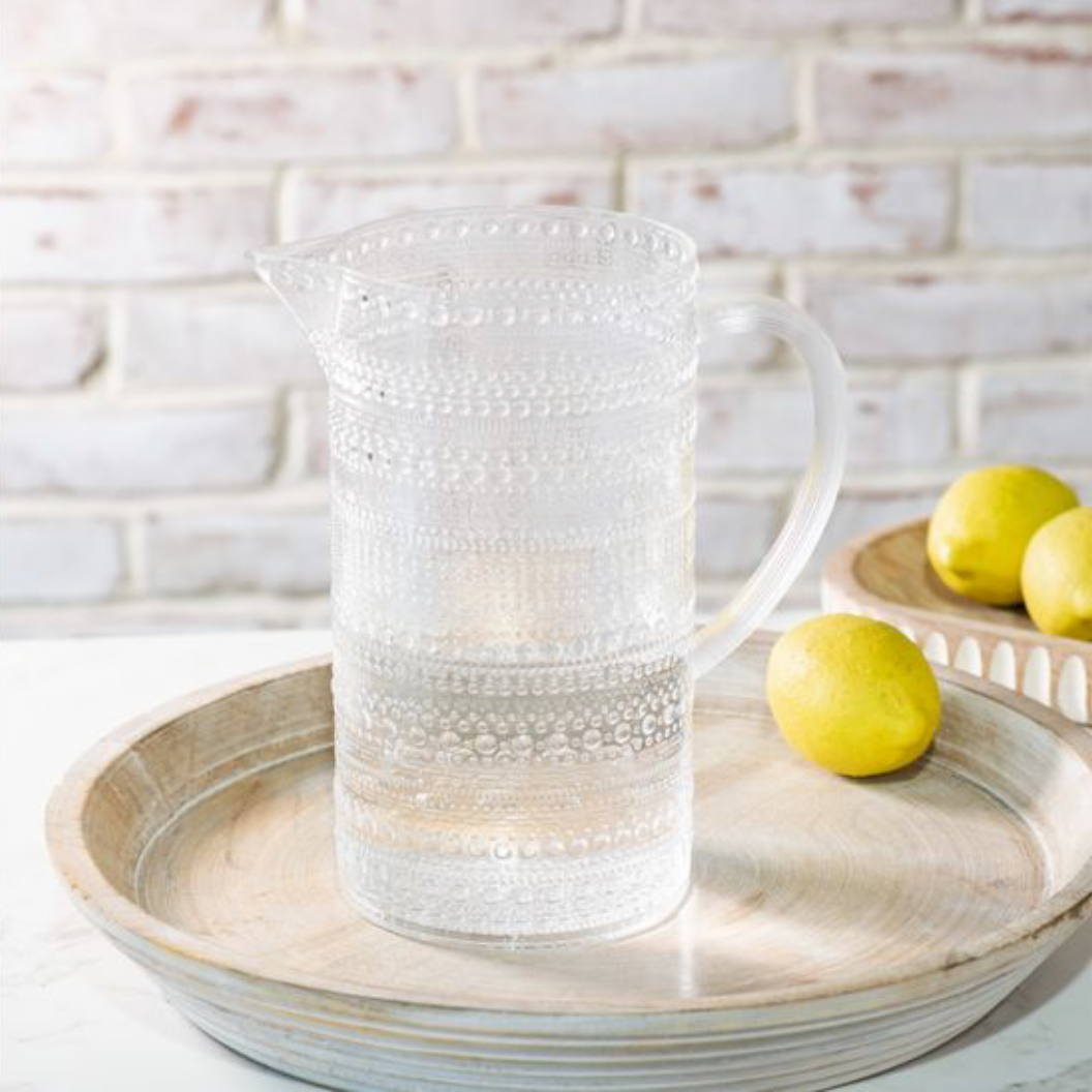 9.25"H MELAMINE DOT PITCHER
