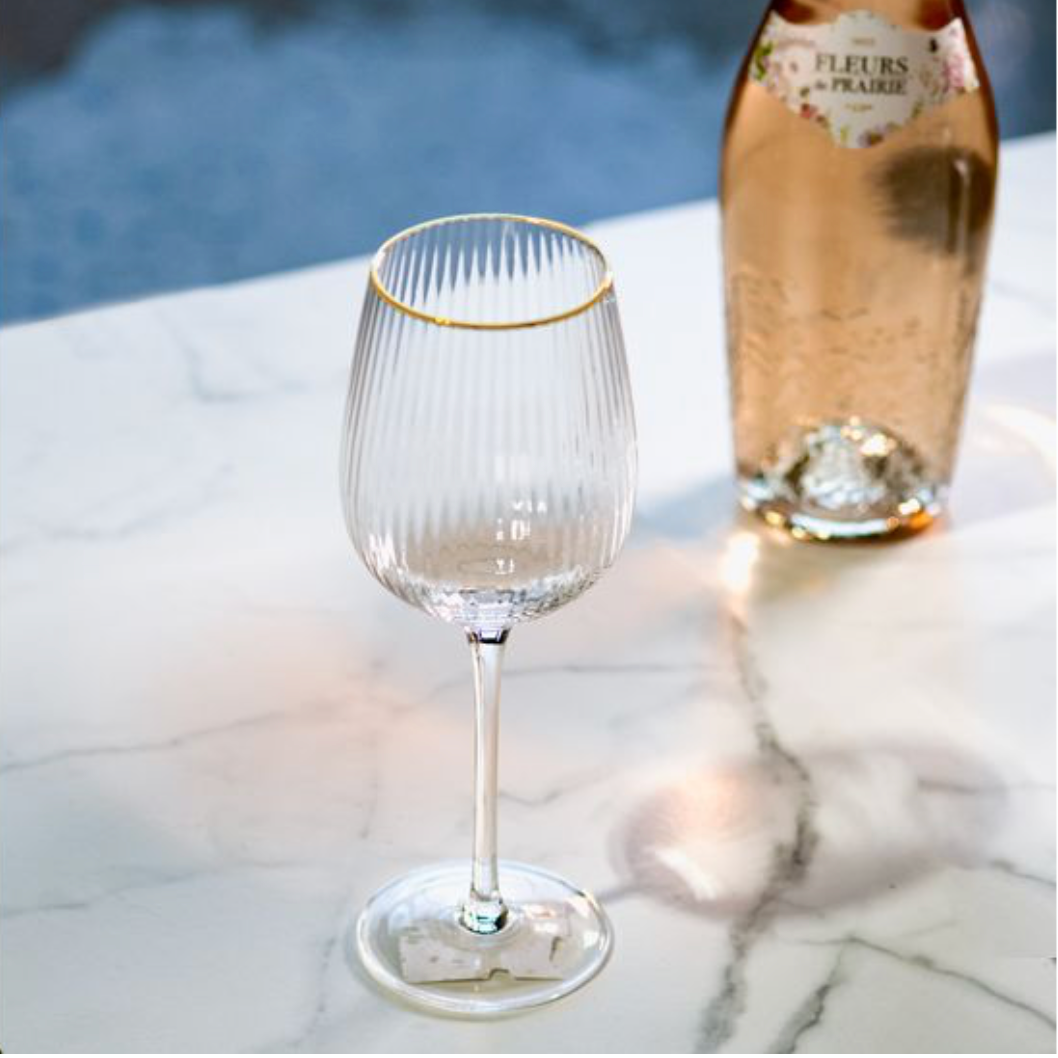 Gold Rim Glass