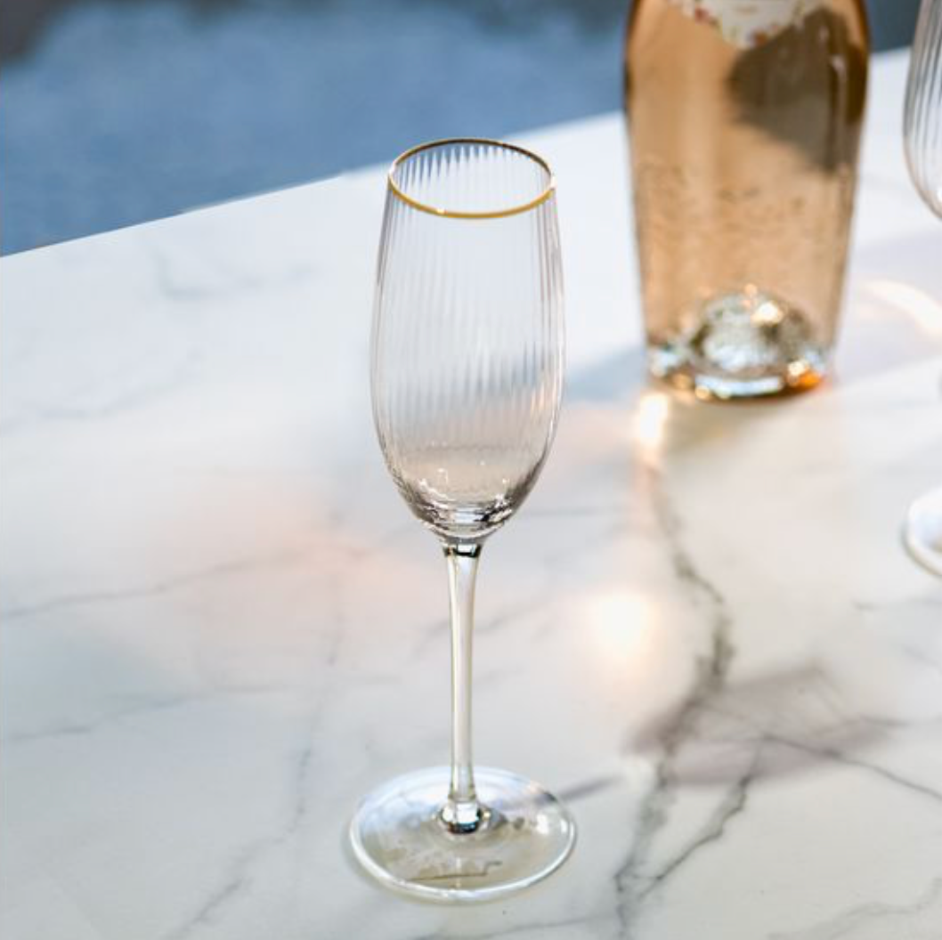 Gold Rim Glass