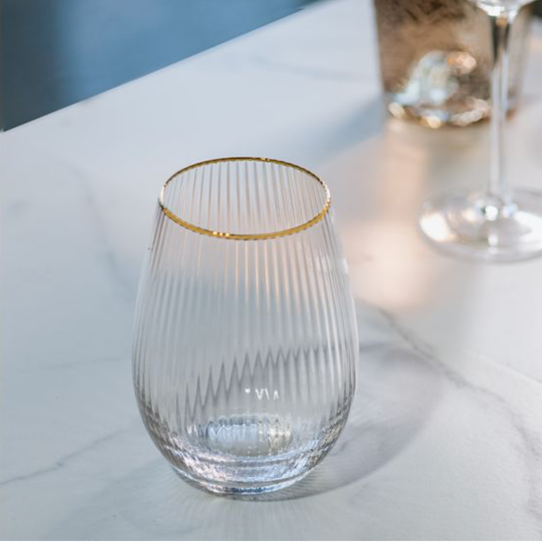 Gold Rim Glass