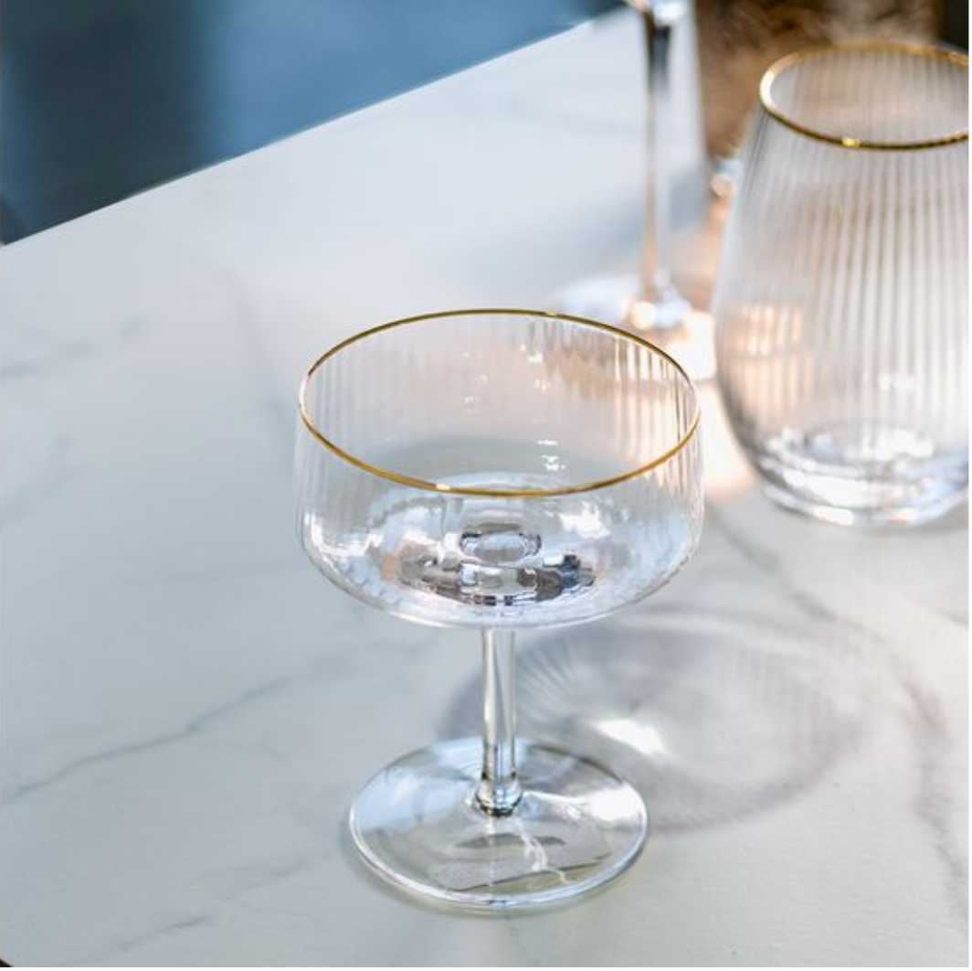 Gold Rim Glass
