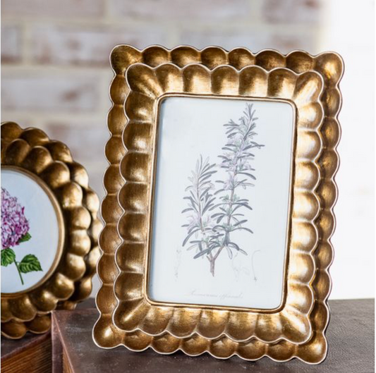 BRONZE SCALLOP FRAME