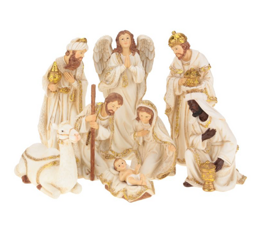 Glorious Nativity, Set of 8 - 2 - 8 Inches