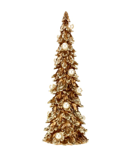 Gilded Pearl Tree, Small - 19 Inches