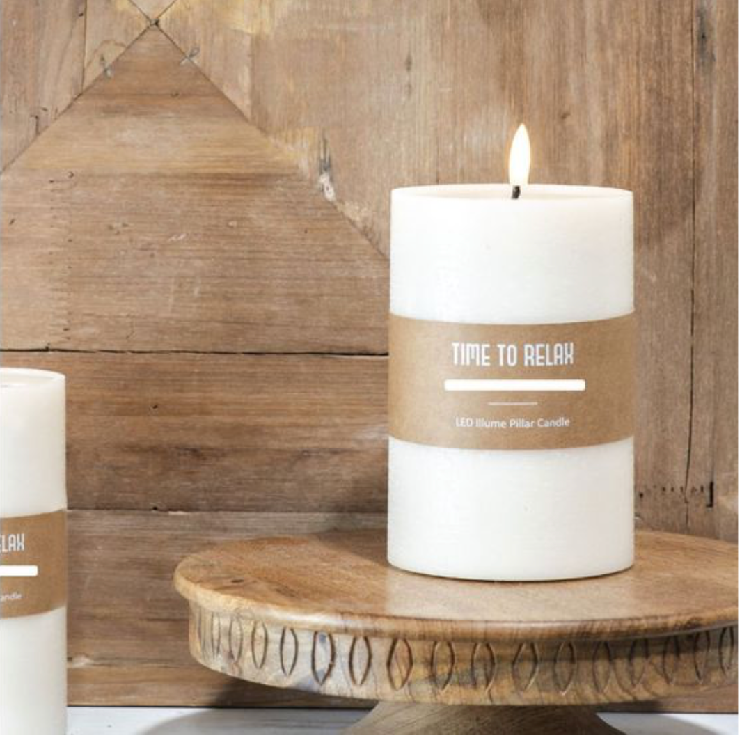 Flameless LED Pillar Candle