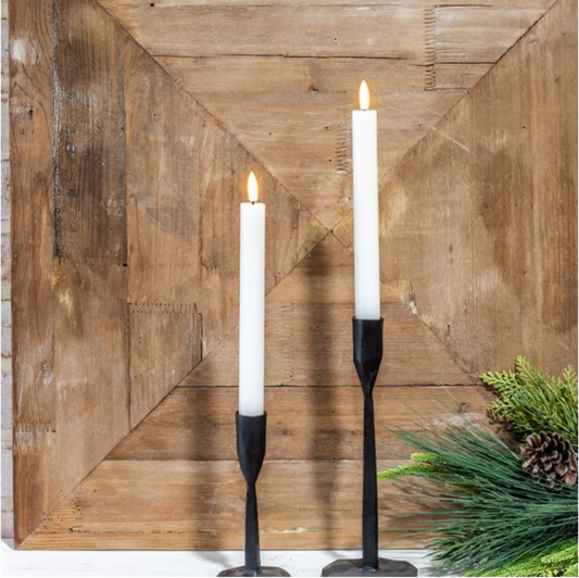 LED TAPER CANDLE S/2