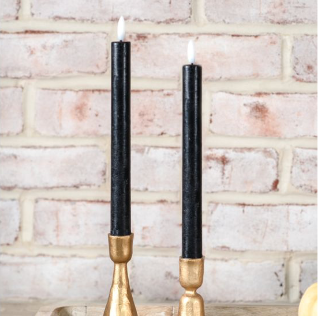 LED TAPER CANDLE S/2