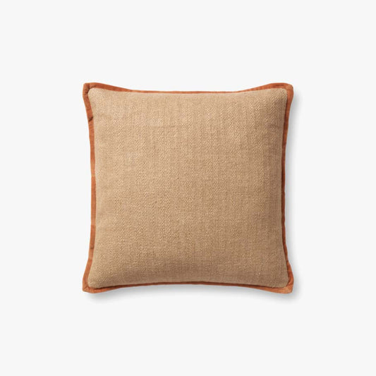 Aveline Natural/Rust Down Pillow